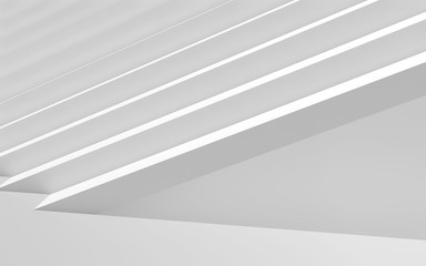 Abstract architecture background, interior 3d