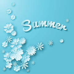 Summer flowers design