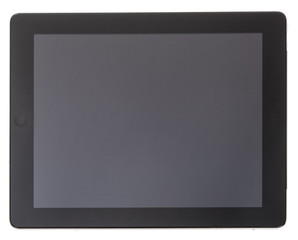 Black tablet computer