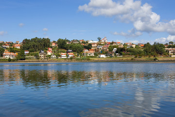 Fototapeta na wymiar bay of Baiona