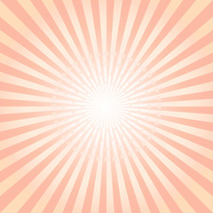 Abstract background. Stars Fireworks. Yellow-Orange rays and stars background. Vector 