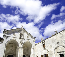 Fototapeta na wymiar Monte Sant Angelo sanctuary