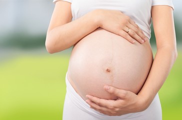 Fototapeta na wymiar Human Pregnancy.