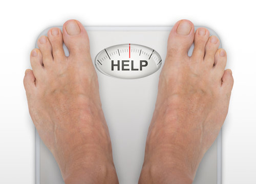 Person Standing On Weighing Scale - Persona in piedi sulla bilancia