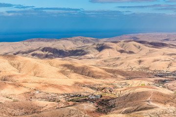 Fototapeta na wymiar View From Mirador Morro Velosa-Fuerteventura,Spain