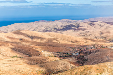 Fototapeta na wymiar View From Mirador Morro Velosa-Fuerteventura,Spain