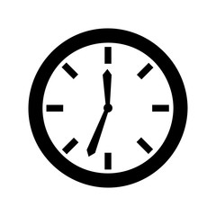 time clock  isolated icon design 