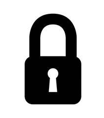  padlock  isolated icon 