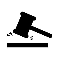 judge gavel  isolated icon design 