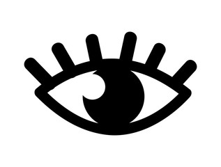 human eye icon isolated design 