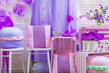 Beautiful decor for a summer party