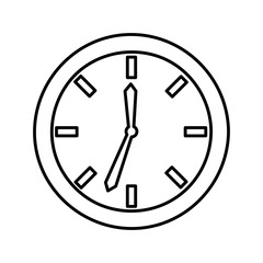 time clock  isolated icon design 