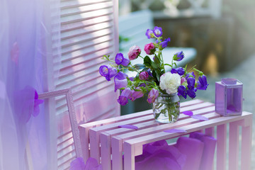 Beautiful decor for a summer party