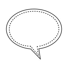 speech bubble  isolated icon design 