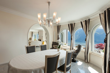 dining room in luxury house