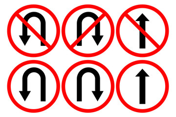 Signs for traffic.