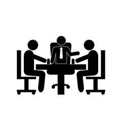 Businesspeople design. person icon. Flat and isolated illustrati
