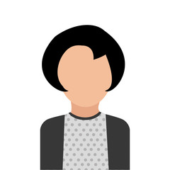 Businesspeople design. person icon. Flat and isolated illustrati