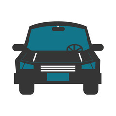 transportation design. car icon. Flat and isolated illustration