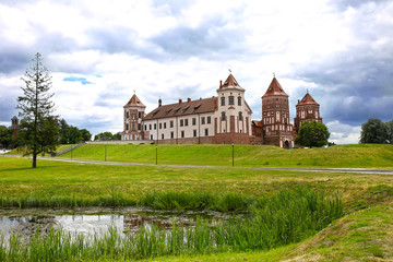 Castle of Mir, Belarus. Mir Castle Complex. 