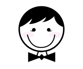 happy husband isolated icon design