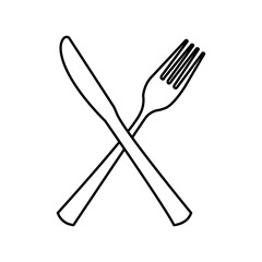table cutlery  isolated icon design