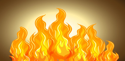 Flame of fire background