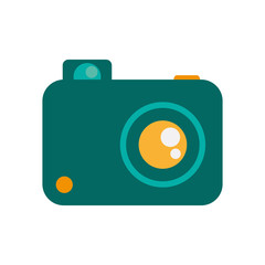 camera , Vector illustration over white background