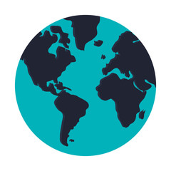 planet earth , Vector illustration