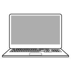 laptop , Vector illustration