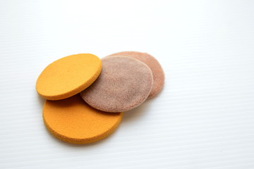 Old Cosmetic sponge