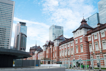 Obraz premium 東京駅・丸の内駅舎