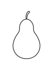 isolated fruit  design. organic food concept , vector graphic 