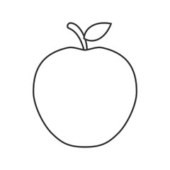 isolated fruit  design. organic food concept , vector graphic 