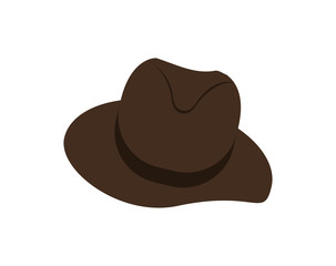 Hat icon. Hipster style concept, vector graphic 