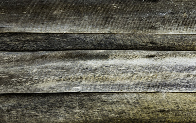 Old vintage planked wood wall