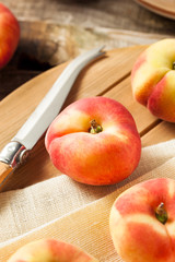 Raw Organic Donut Saturn Peaches