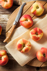 Raw Organic Donut Saturn Peaches