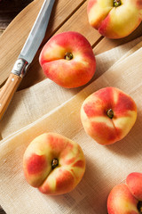 Raw Organic Donut Saturn Peaches