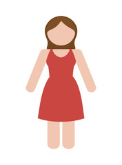 avatar concept. woman icon. colofull, flat and isolated design