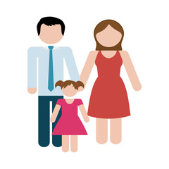 family concept. avatar icon. colofull, flat and isolated design