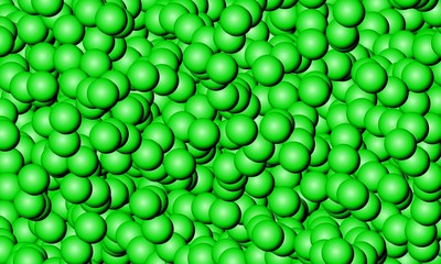 colorful bubbles green