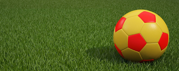 Ball On Grass Of Stadium © wolcan