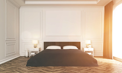 Luxury bedroom front toning