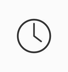 Clock icon vector