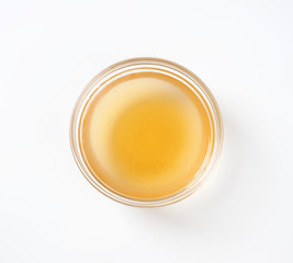 bowl of sugar syrup
