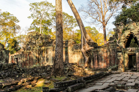  Angkor Thom - Ancient templt in cambodia