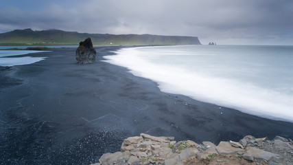 Black sand beach, Reynisfjara, Dyrholaey, Iceland