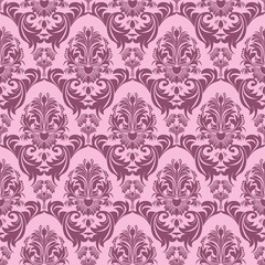 Seamless pink retro Wallpaper for design