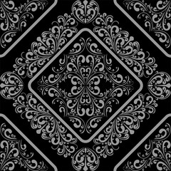 Seamless damask floral Pattern for design